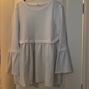 Pink Blush maternity blouse